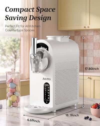 Ice Cream Maker & Slushie Machine Soft Serve Ice Cream Machine 7 Presets