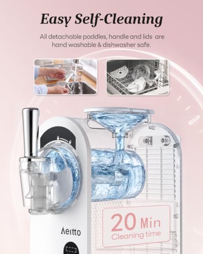 Ice Cream Maker & Slushie Machine Soft Serve Ice Cream Machine 7 Presets