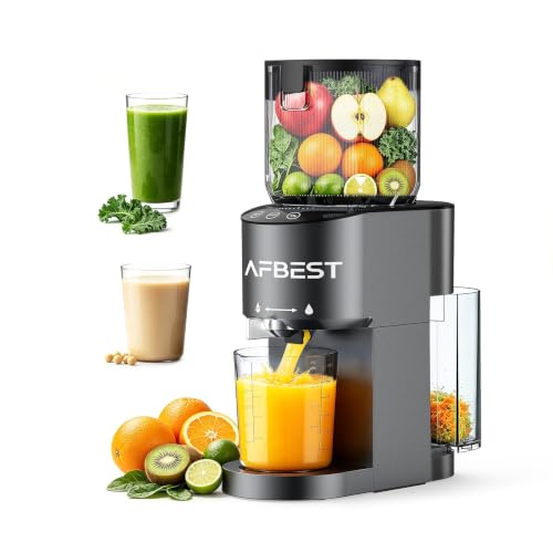 3-in-1 Cold Press Juicer with 5.8" Large Chute