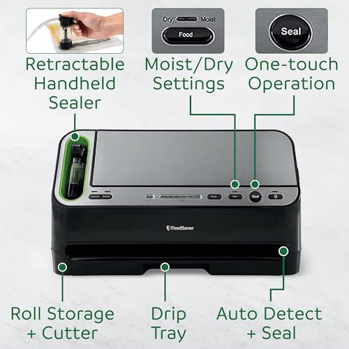 2-in-1 Automatic Vacuum Sealer Machine