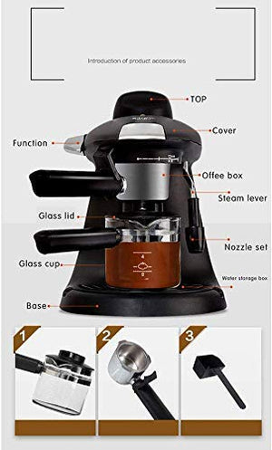 Semi-Automatic Espresso & Capsule Coffee Machine