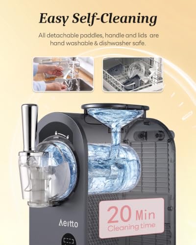 Ice Cream Maker & Slushie Machine Soft Serve Ice Cream Machine 7 Presets
