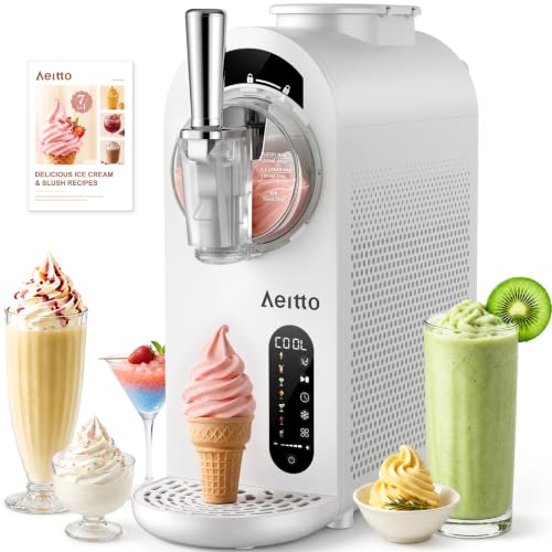 Ice Cream Maker & Slushie Machine Soft Serve Ice Cream Machine 7 Presets
