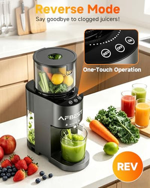 3-in-1 Cold Press Juicer with 5.8" Large Chute