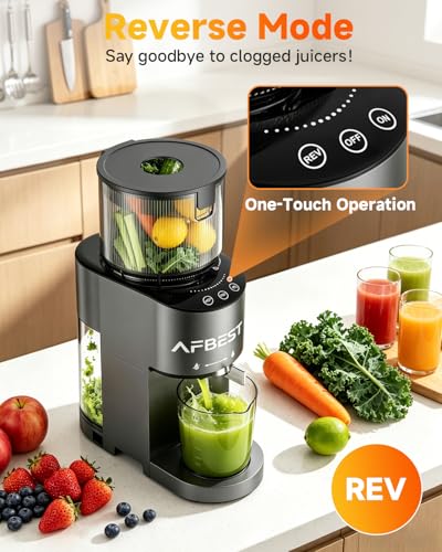 3-in-1 Cold Press Juicer with 5.8" Large Chute