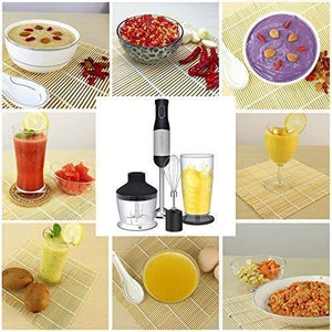 600W 2-Speed Hand Blender with Whisk Attachment