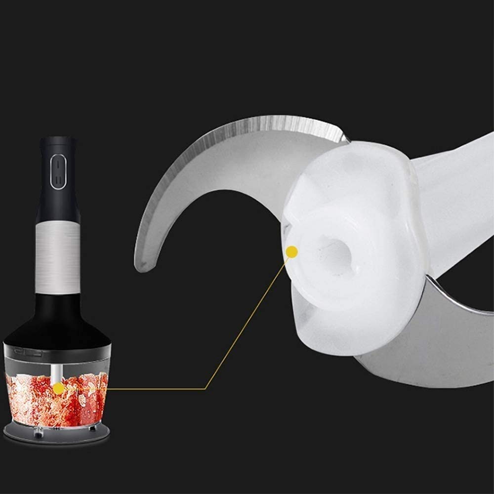600W 2-Speed Hand Blender with Whisk Attachment