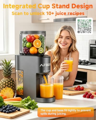 3-in-1 Cold Press Juicer with 5.8" Large Chute