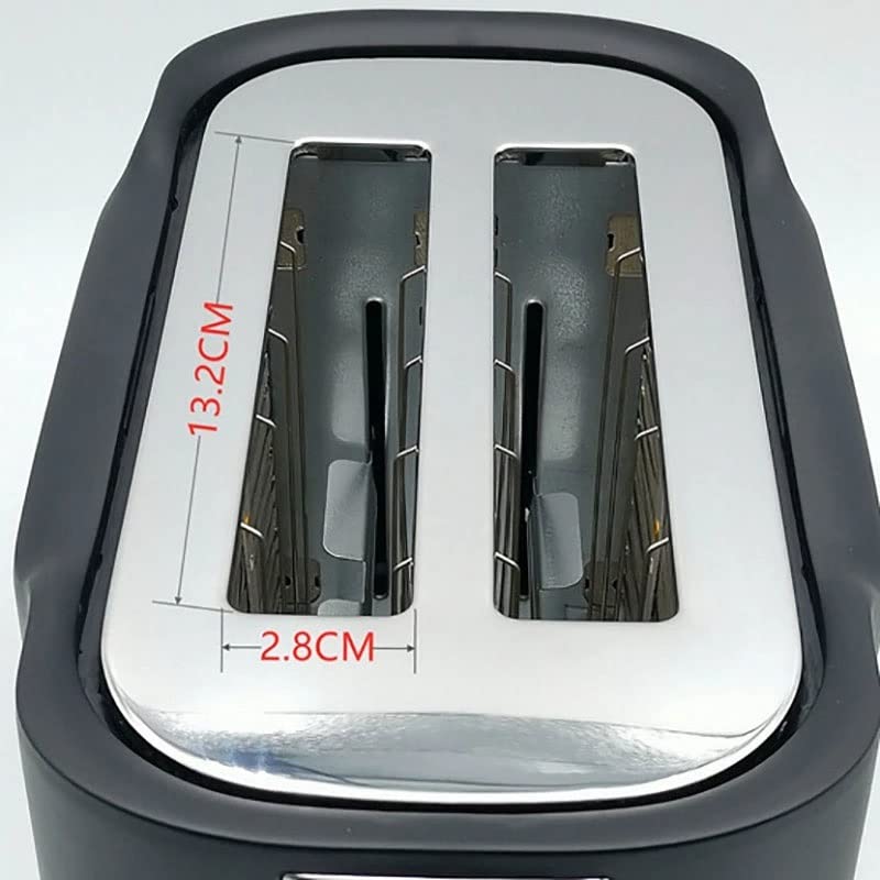 2-Slice Wide-Slot Toaster with Crumb Tray