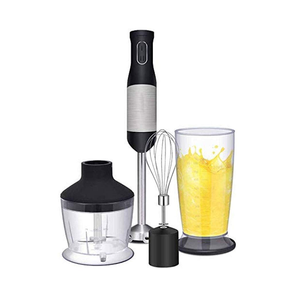 600W 2-Speed Hand Blender with Whisk Attachment