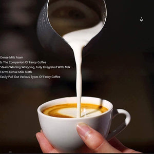 Portable Manual Espresso Machine with Milk Frother