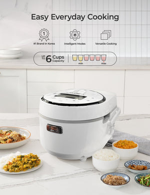 10-Cup Micom Rice Cooker with 16 Cooking Menus