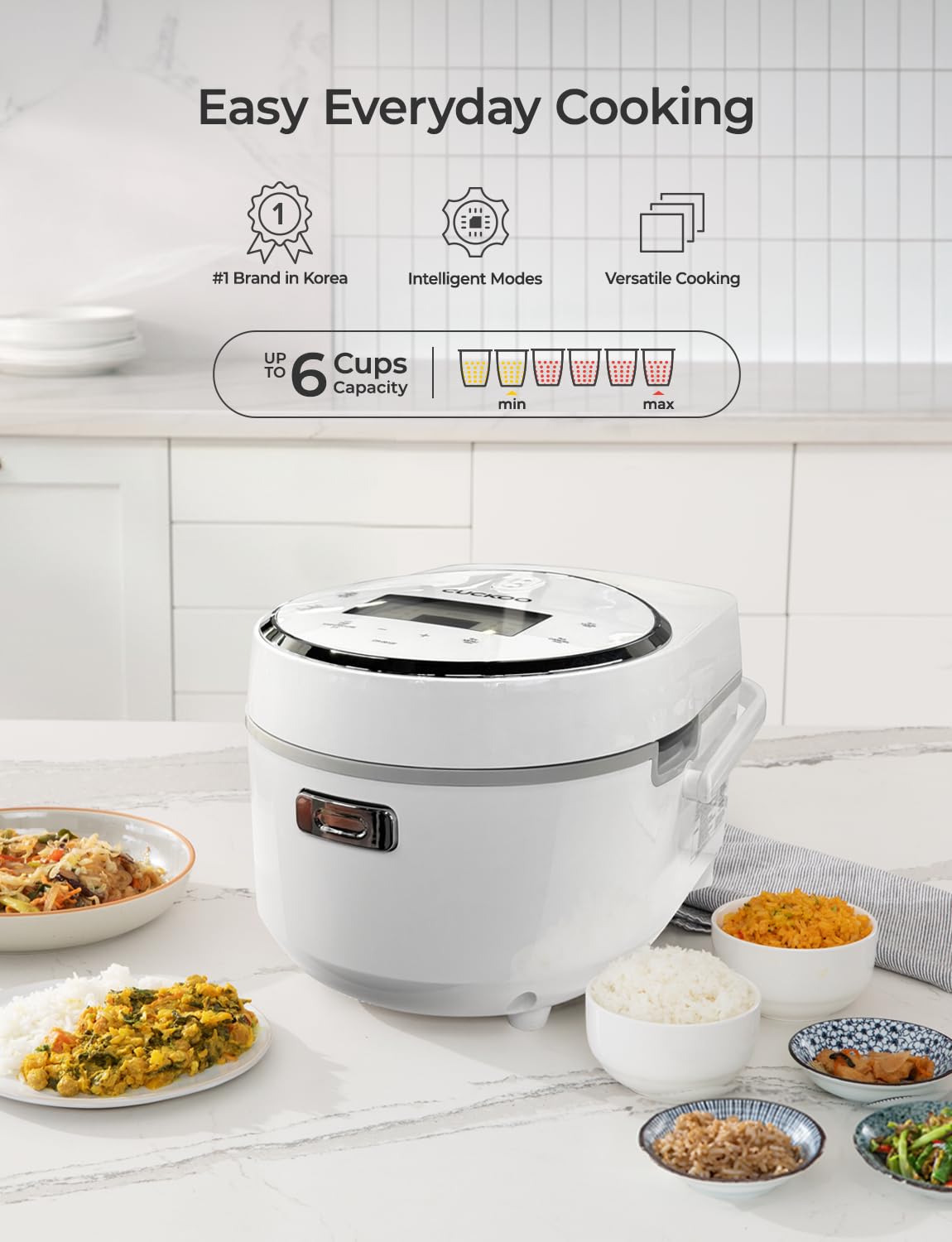10-Cup Micom Rice Cooker with 16 Cooking Menus