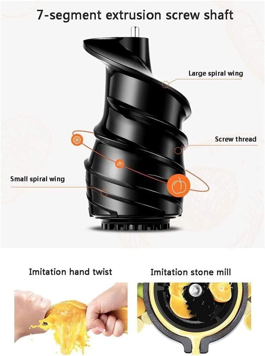 Wide-Mouth Dual-Speed Centrifugal Juicer