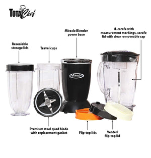 Electric Blender with Ice Crush & Pulse Function