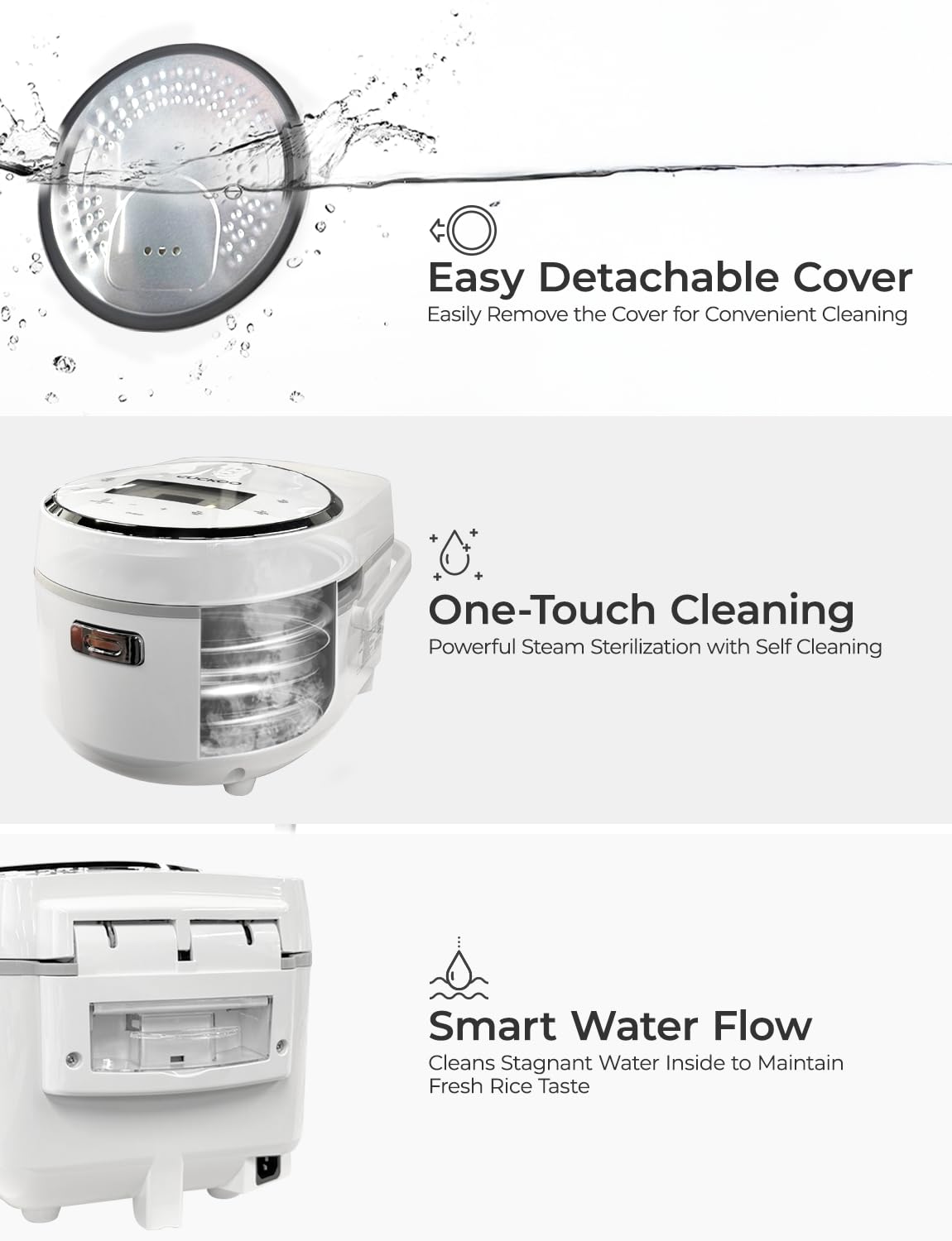 10-Cup Micom Rice Cooker with 16 Cooking Menus