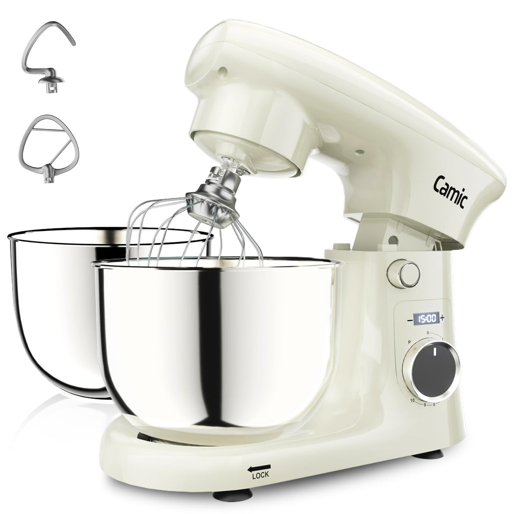 10-Speed Stand Mixer with 4.2 & 5.3 Qt Bowls