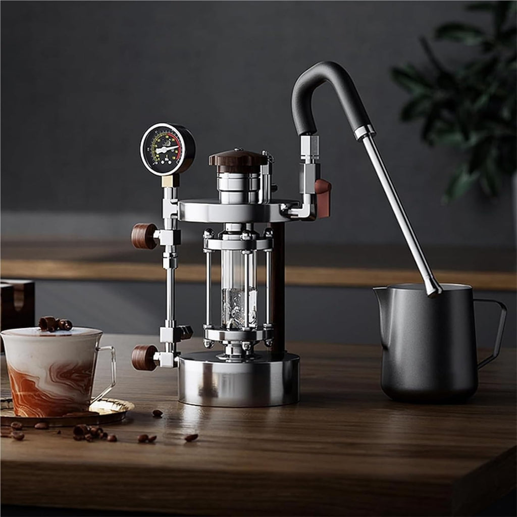 Milk Frother and Steamer, Handheld Foam Maker with Adjustable Hose, 700ml