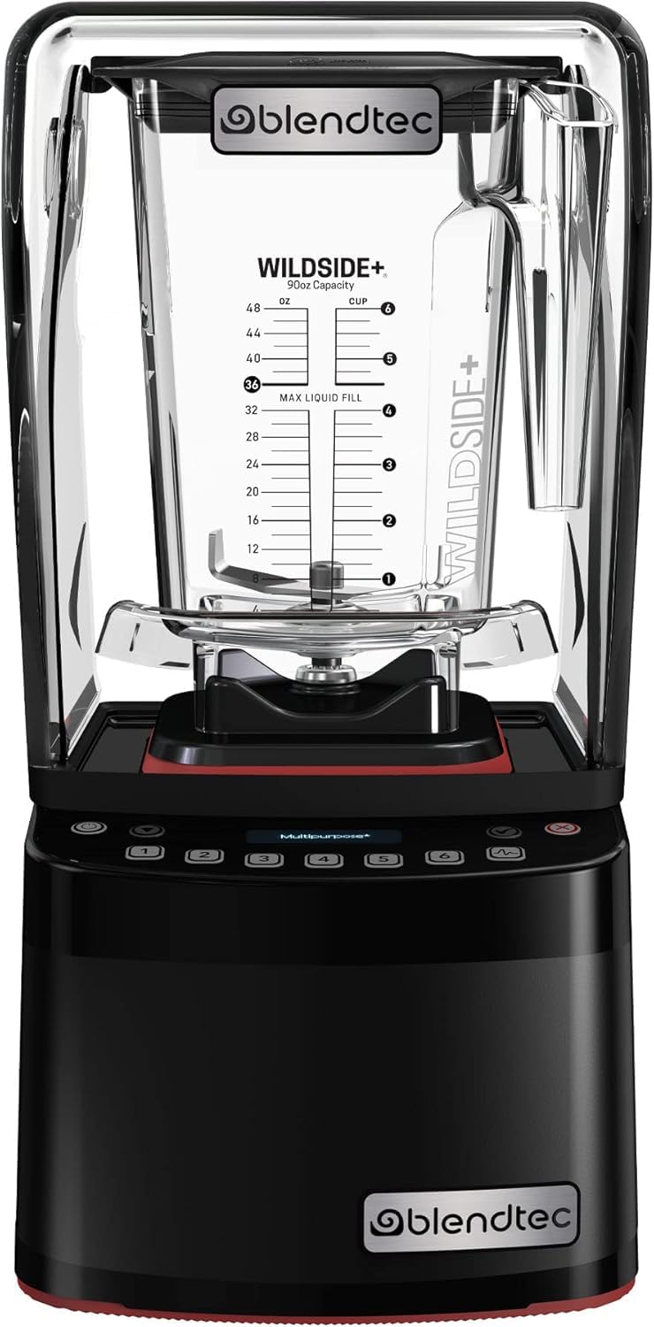 Blendtec Stealth X 885 Commercial Blender (Black) & 90oz* WildSide+ Jar