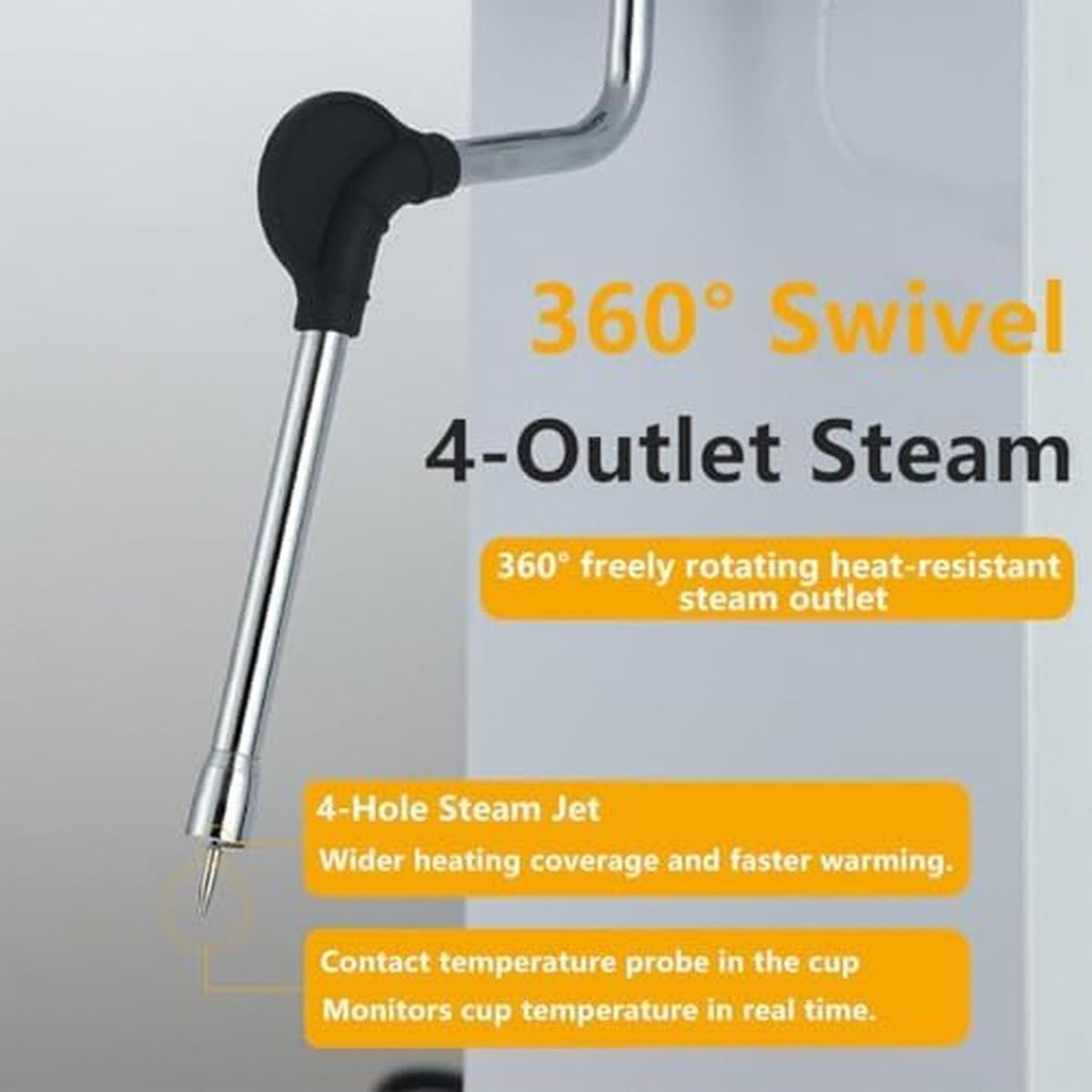 6L Commercial Electric Milk Frother & Steamer