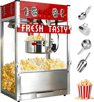 ELOMBR Popcorn Machine,Table Top Popcorn Maker Machine