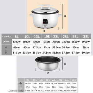 13L Large-Capacity Non-Stick Rice Cooker