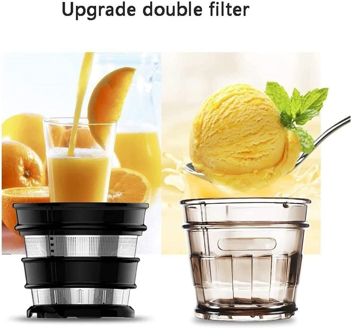 Wide-Mouth Dual-Speed Centrifugal Juicer