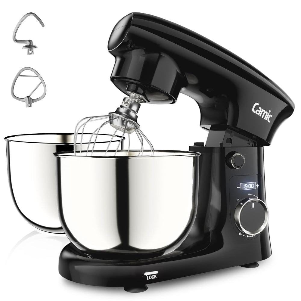 10-Speed Stand Mixer with 4.2 & 5.3 Qt Bowls