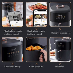 3L Digital Air Fryer with 6 Presets & Nonstick Basket