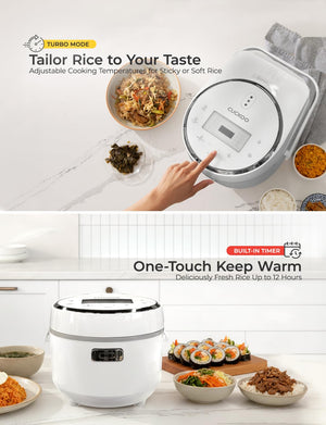 10-Cup Micom Rice Cooker with 16 Cooking Menus