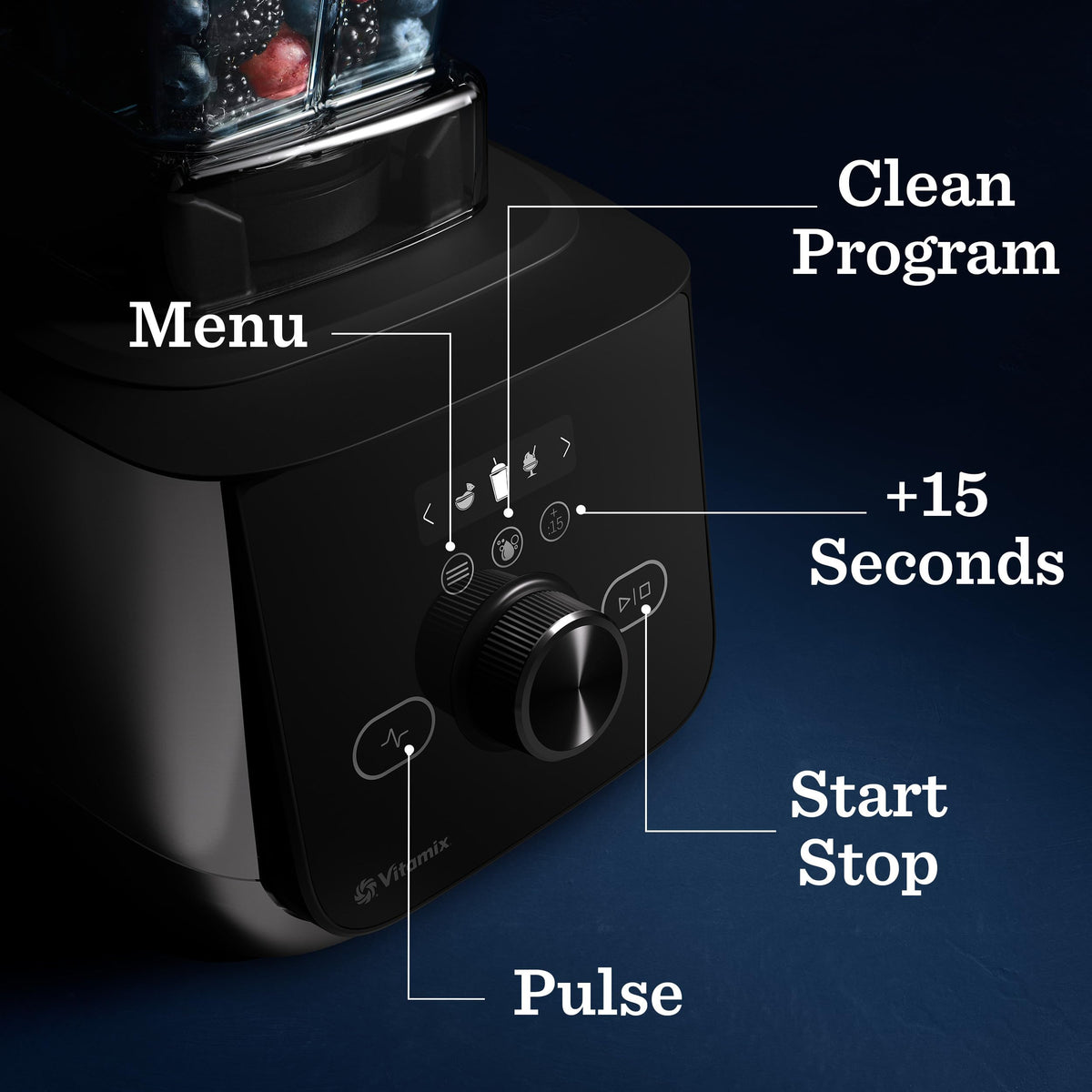 48 oz Professional Blender with 5 Preset Programs