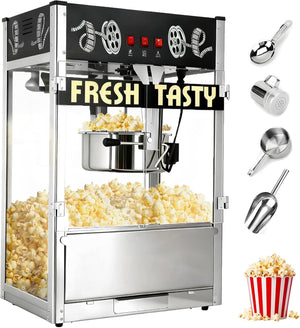 ELOMBR Popcorn Machine,Table Top Popcorn Maker Machine