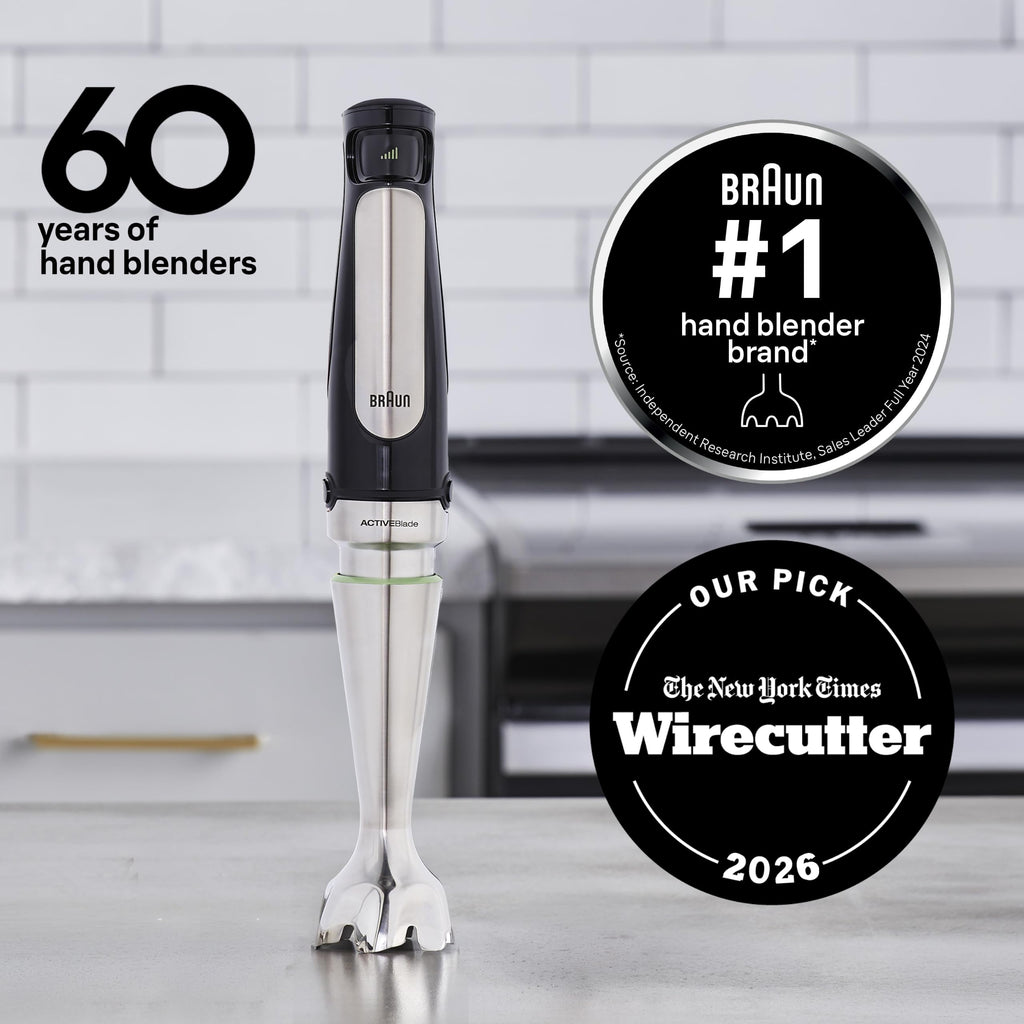 Braun MultiQuick 7 3-in-1 Immersion Blender & Food Processor
