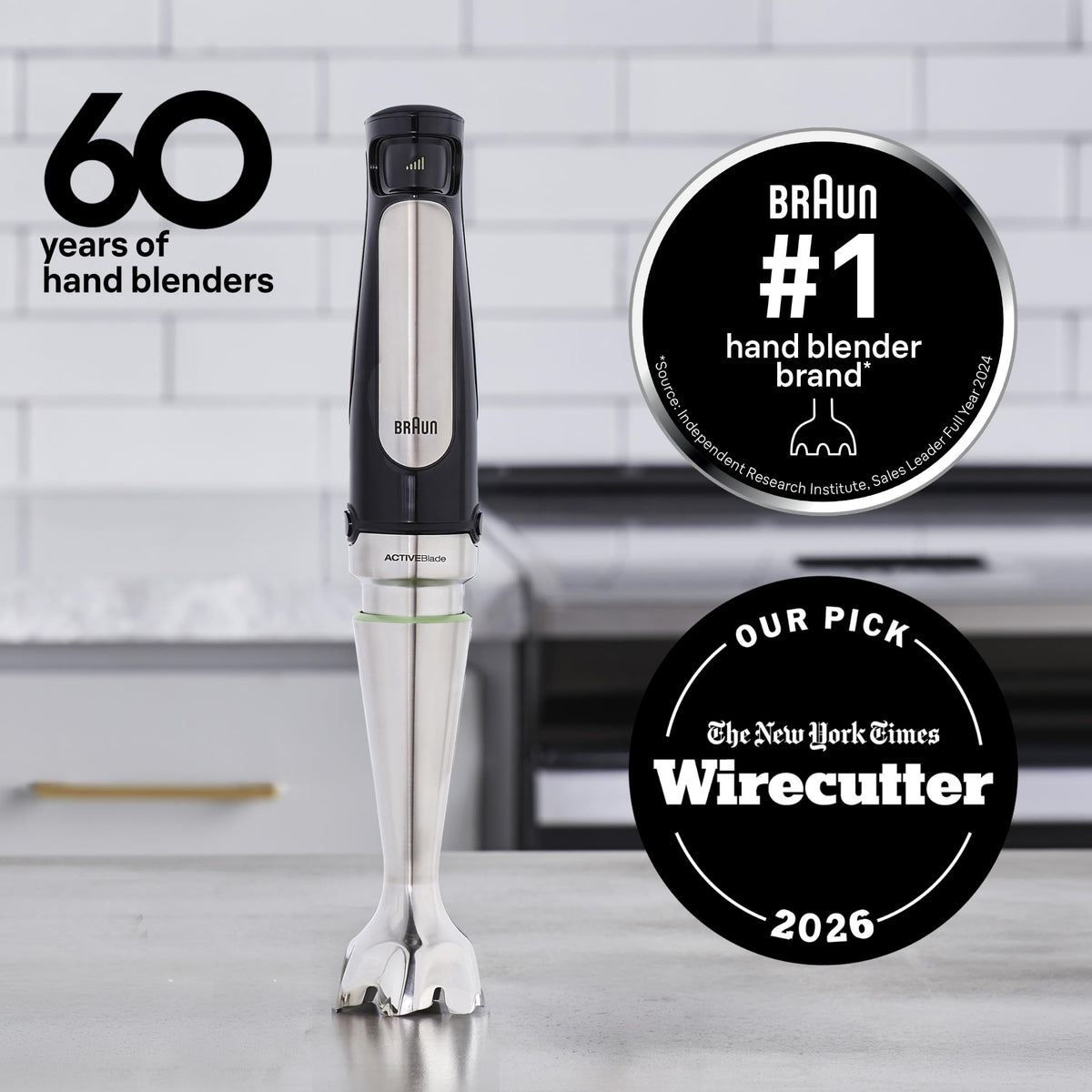 Braun MultiQuick 7 3-in-1 Immersion Blender & Food Processor