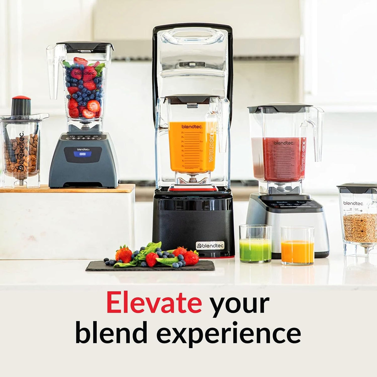 Blendtec Stealth X 885 Commercial Blender (Black) & 90oz* WildSide+ Jar