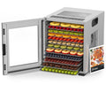 HOPERAN Food Dehydrator with 10 Presets, Stainless Steel, 840W