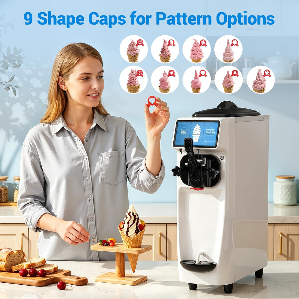 GSEICE Soft Serve Ice Cream Machine ETL