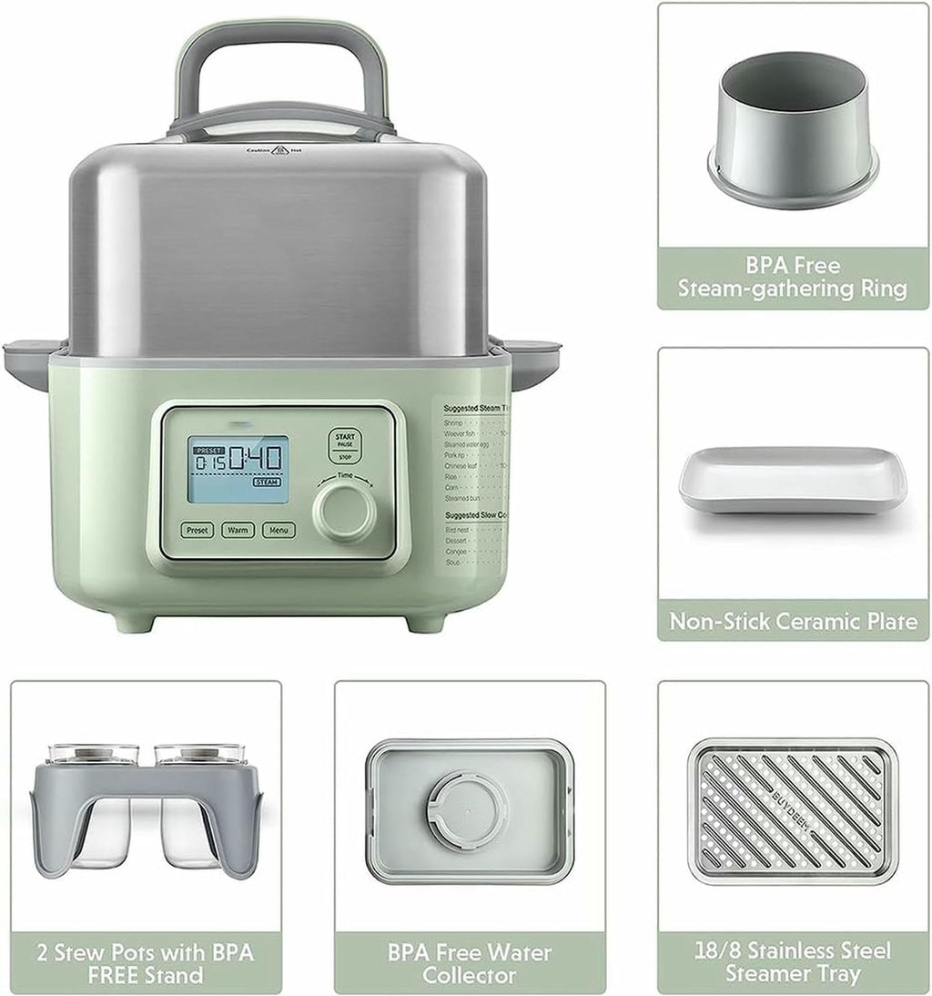 2-Tier Digital Electric Food Steamer