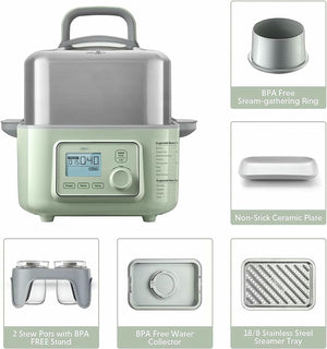 2-Tier Digital Electric Food Steamer
