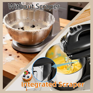 2-in-1 5-Speed Stand Mixer with Auto-Rotating Bowl