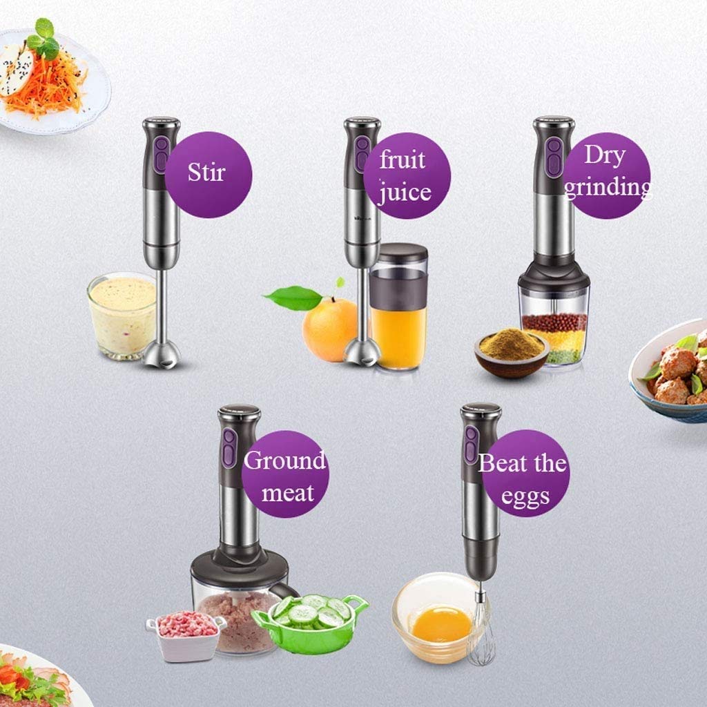800W 5-in-1 Hand Immersion Blender Set