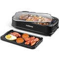CUSIMAX Smokeless Grill Indoor, Electric Grill Griddle Korean BBQ 1500W