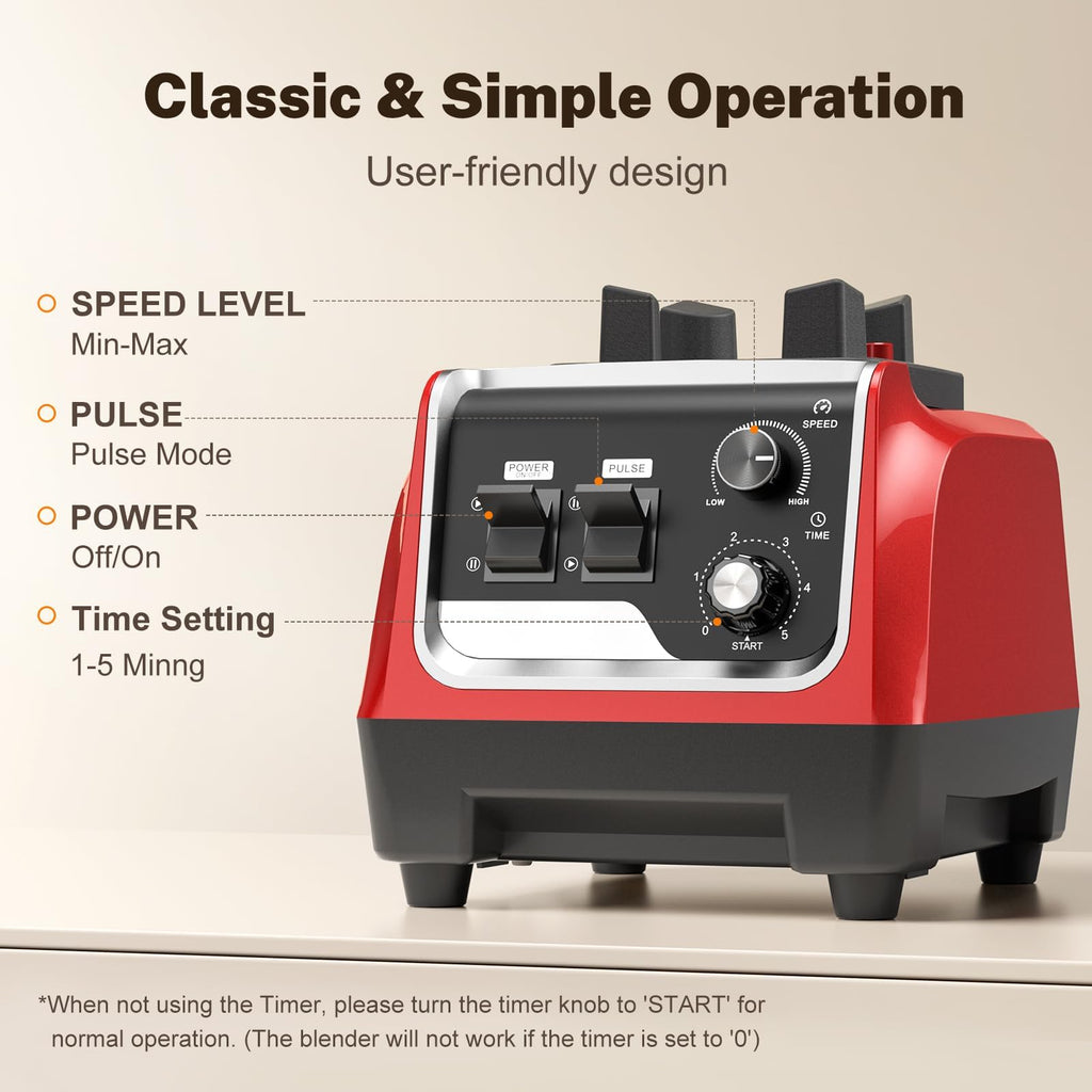 1800W High-Speed Blender with 70 oz Pitcher & To-Go Cup