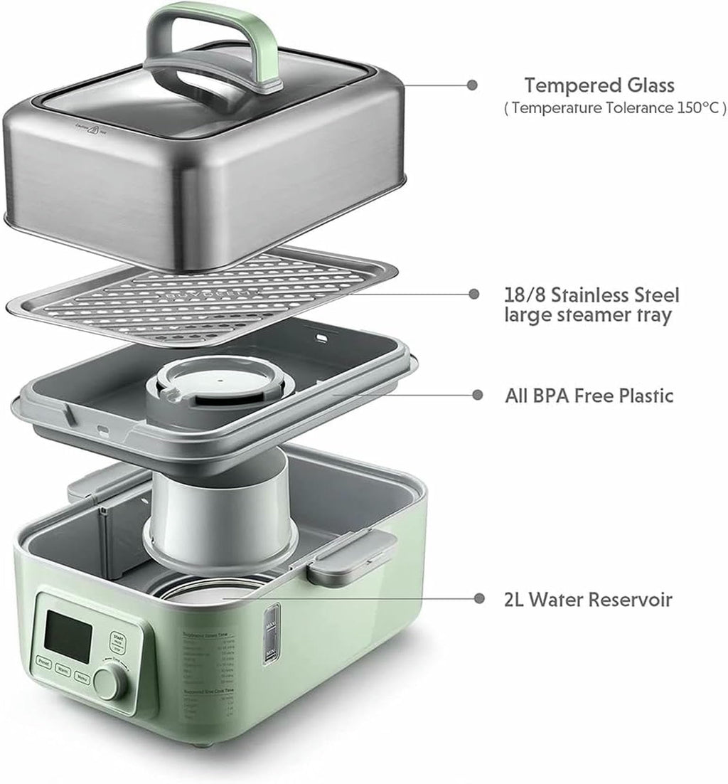 2-Tier Digital Electric Food Steamer