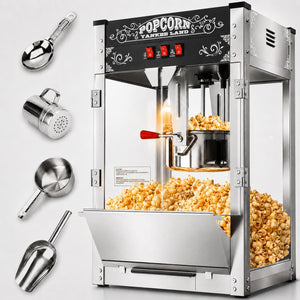 ELOMBR Popcorn Machine,Table Top Popcorn Maker Machine