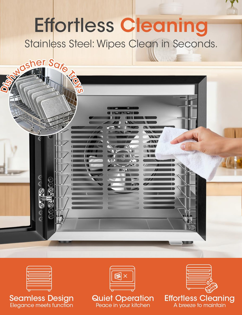 Manastin Stainless Steel Food Dehydrator Trays