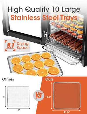 Manastin Stainless Steel Food Dehydrator Trays