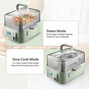 2-Tier Digital Electric Food Steamer