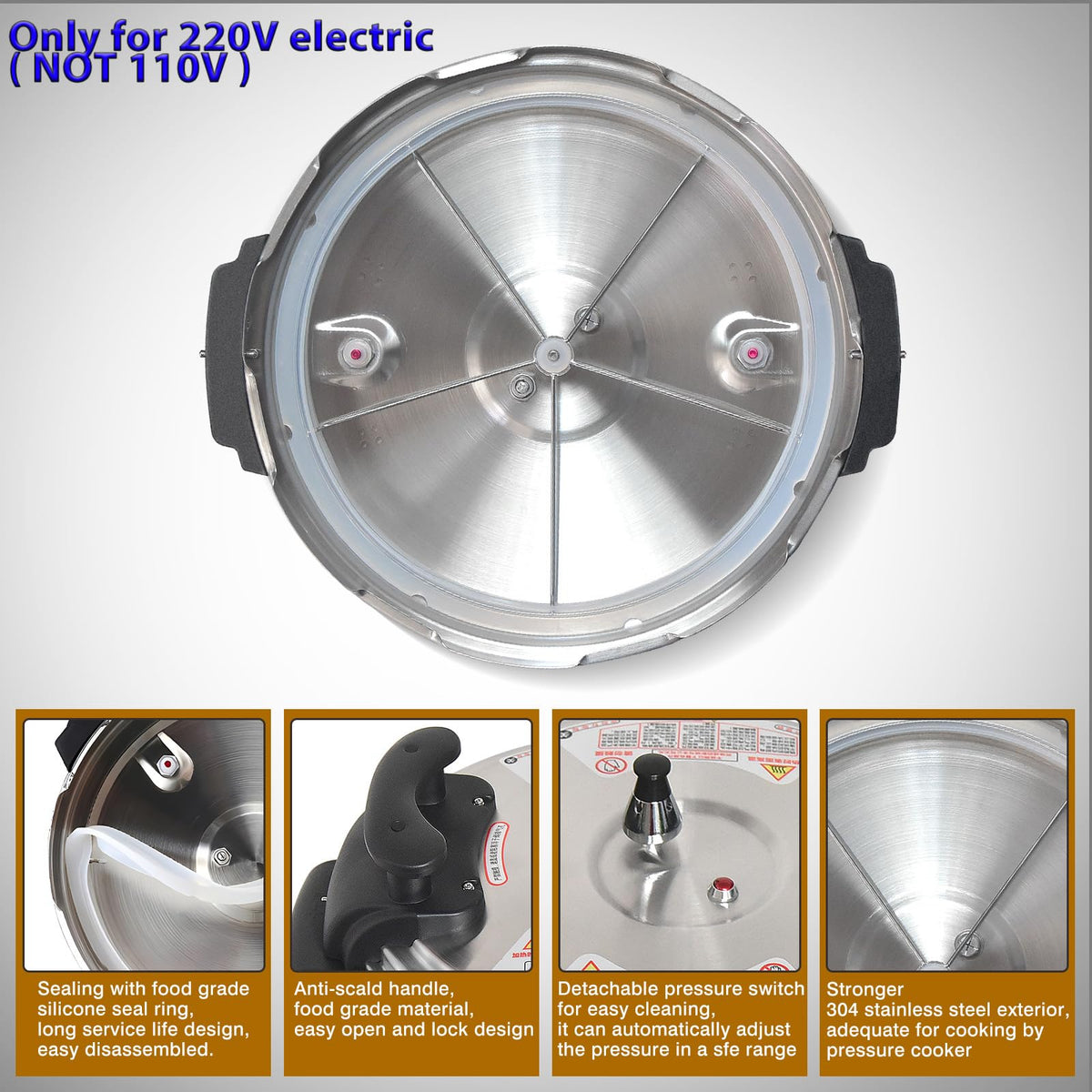 21L Commercial Electric Pressure Cooker & Multi-Cooker