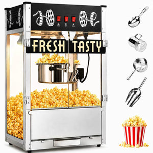 ELOMBR Popcorn Machine,Table Top Popcorn Maker Machine